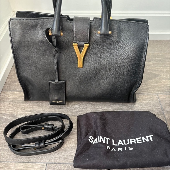 Yves Saint Laurent Handbags - Ysl classic cabas leather small satchel